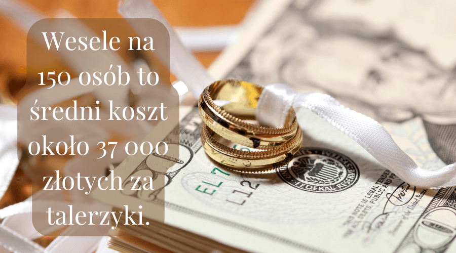 koszt wesela na 150 osób za talerzyk