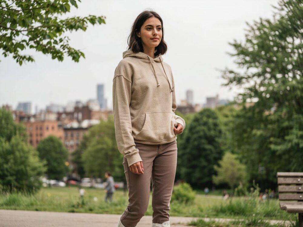 casualowa bluza damska