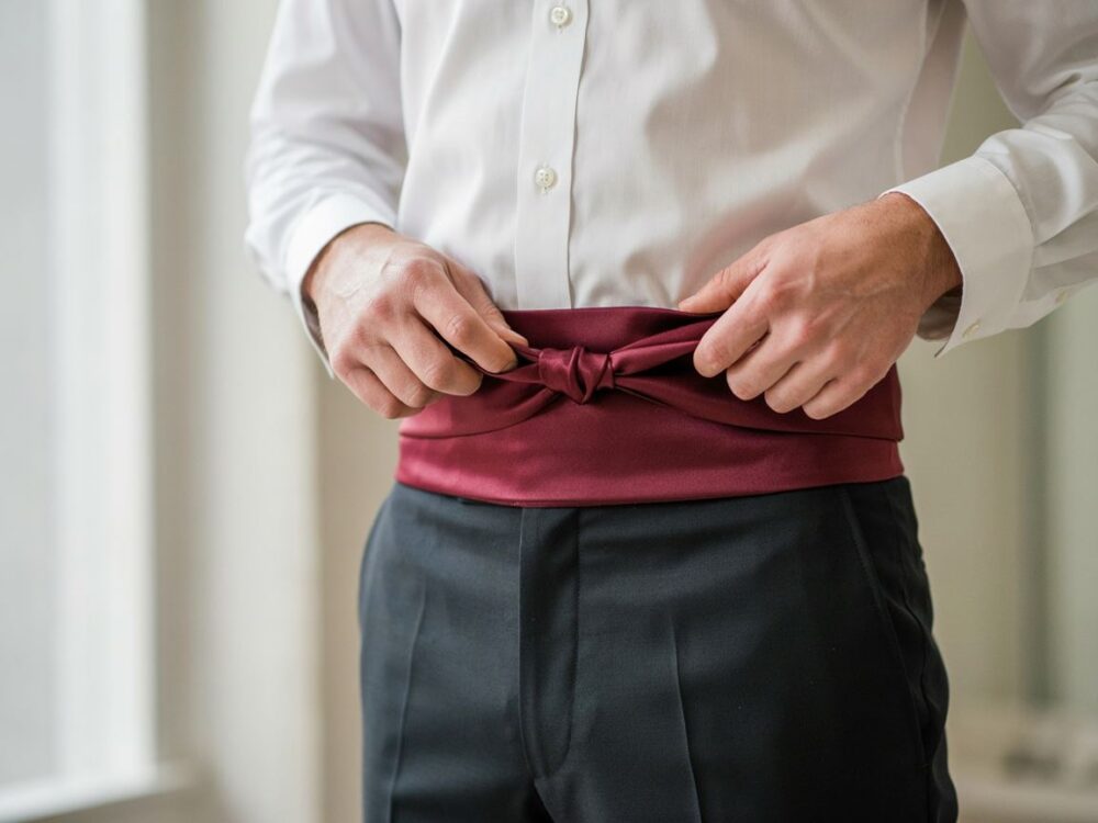 moda męska pas do garnituru
