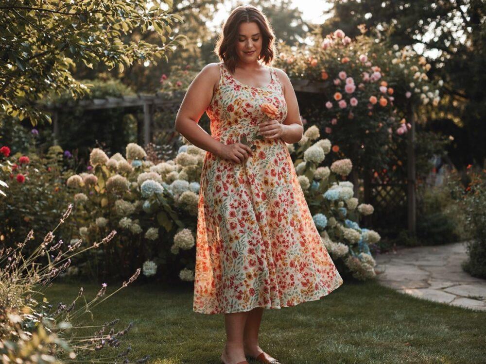 modna sukienka plus size