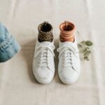 stylowe skarpetki do białych butów